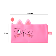 Estuche Escolar PVC rosado