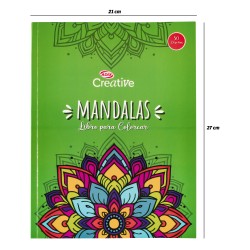 Libro para Colorear Mandala CREATIVE