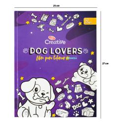 Libro para Colorear Dog Lover Kawai CREATIVE